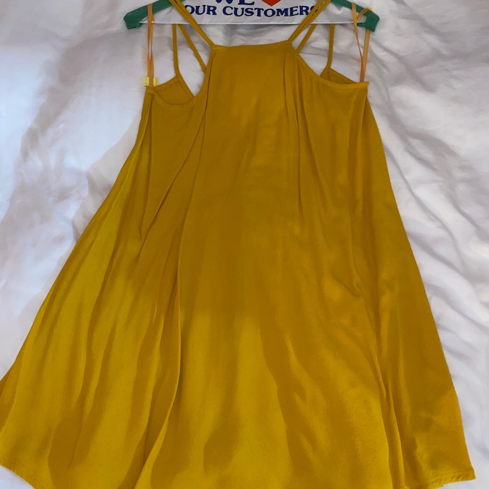 Yellow Sleeveless Dress